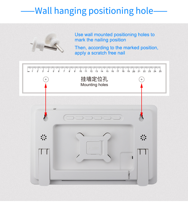 Colorful Wall Hanging Clock