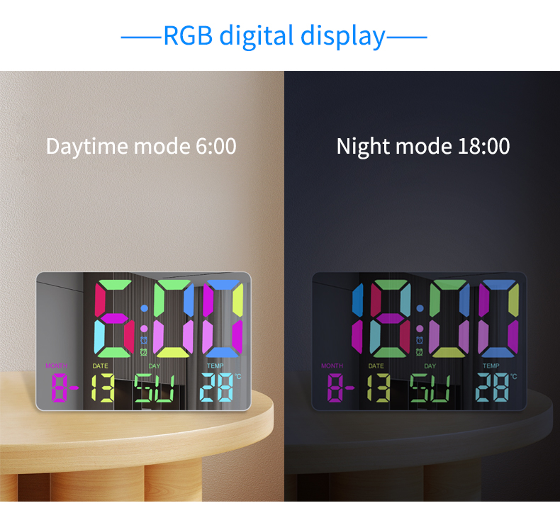 Colorful Wall Hanging Clock