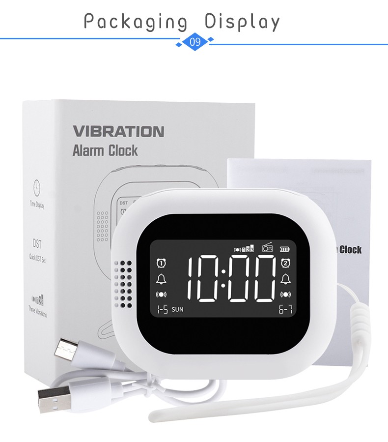 Wireless Extra Loud Vibration Clock