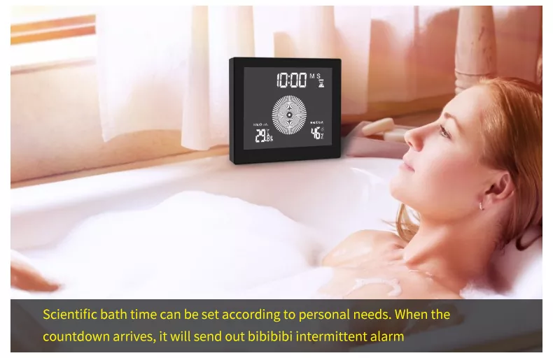 Silicone Bathroom Clock