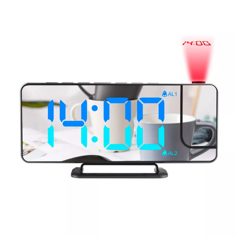 ساعة إسقاط اللون RGB
